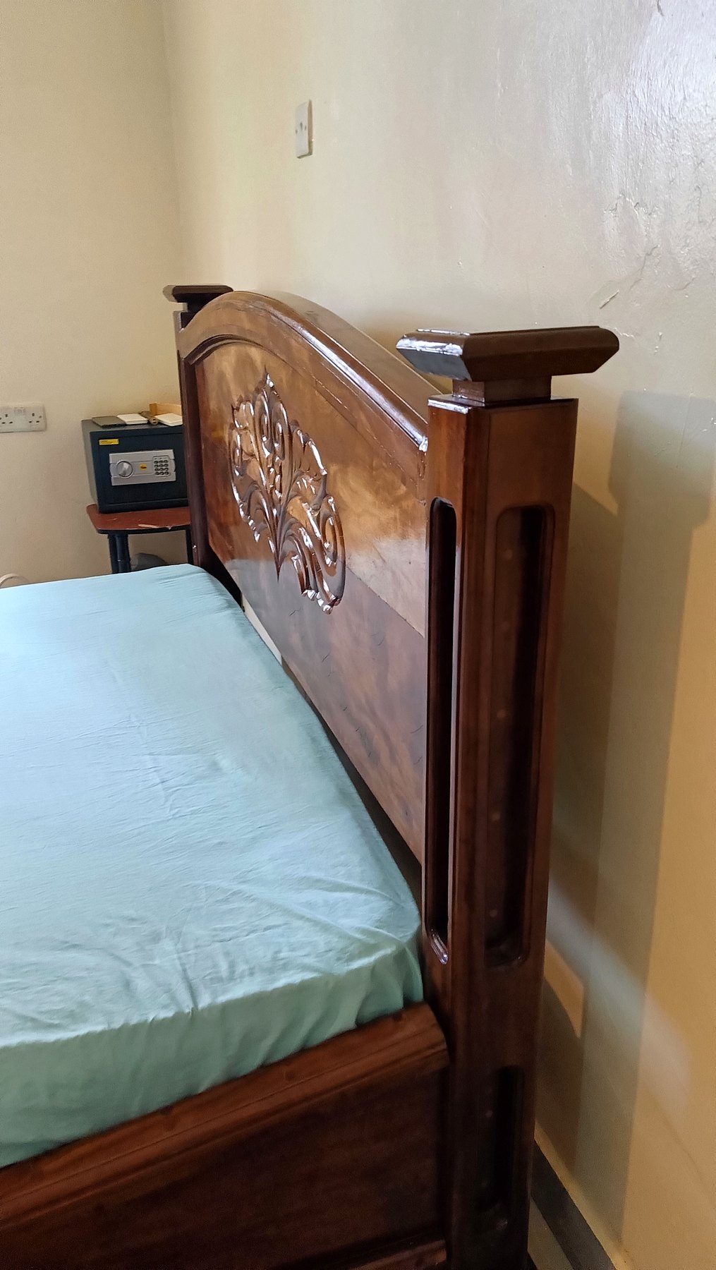 Carved Bed — Headboard Detail