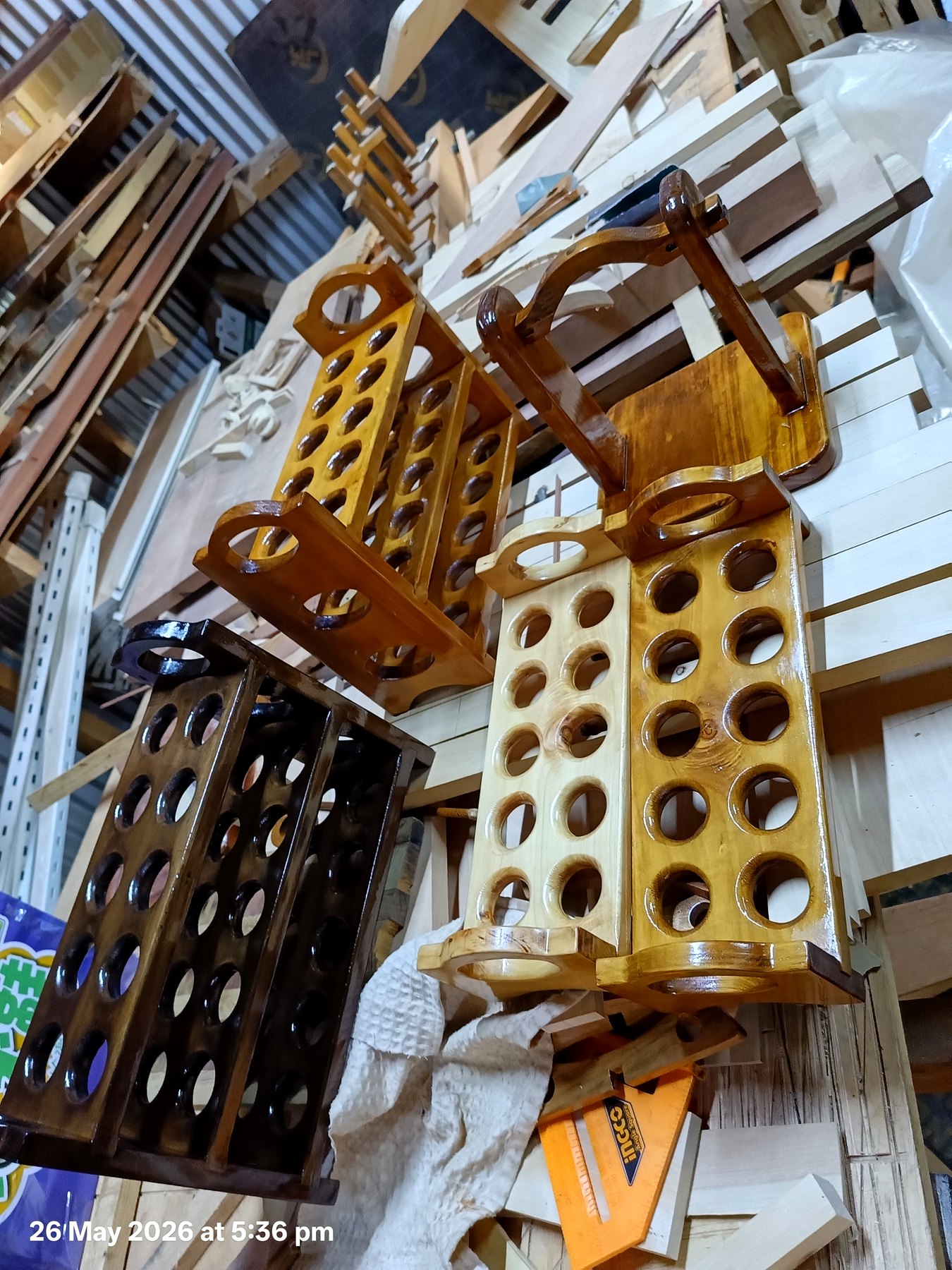 Wooden Egg Racks